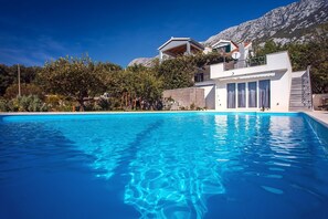 Huge 10m x 5m pool in front of the villa