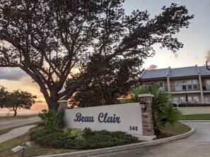 Beau Clair entrance sign