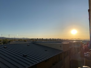 Sunsets are amazing from the 4th floor!!