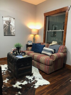 Living room to hang out as a comfortable commons area.