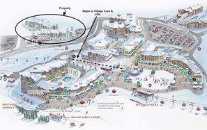 宿泊施設の地図