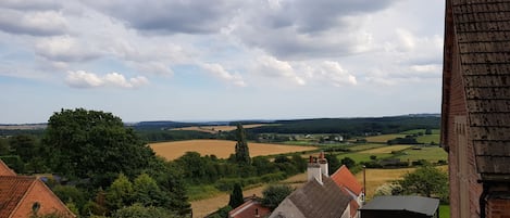 Blick von der Unterkunft