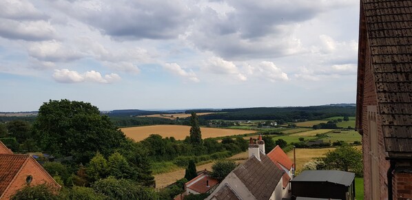 Blick von der Unterkunft