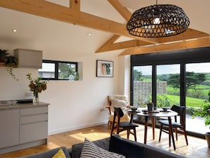 Bright and airy open plan living space | The Hen House - Highfield , Nancherrow, near Penzance