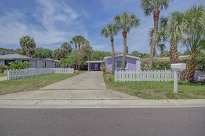 Plums Paradise, just steps from beach access.