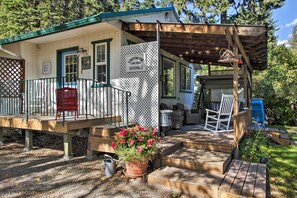 Exterior | Covered Porch | Lakefront Property