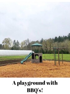 Tiny Farm House On Vegetable Farm with Playground!