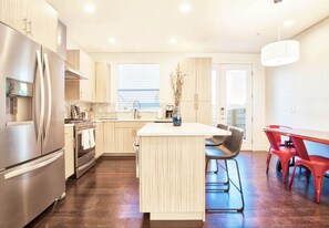 Kitchen and dining area