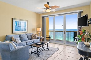 Living Area with Balcony