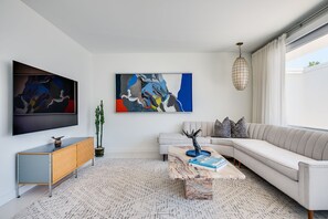 Media Room with 65 inch SONY OLED TV
