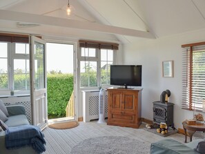 Delightful living room | Culver Chalet, Bembridge, near Sandown