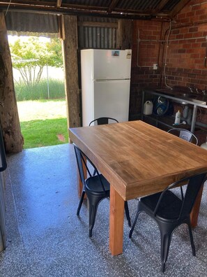 Outdoor dining