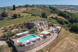 Todi House from the air