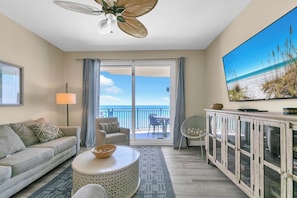 Living room with balcony access
