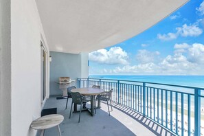Large balcony with gorgeous views