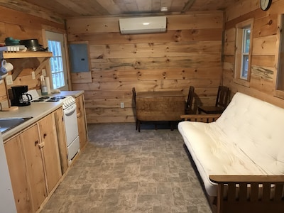 Brand new rustic cabin to rent Across from lake Champlain Cabin 3