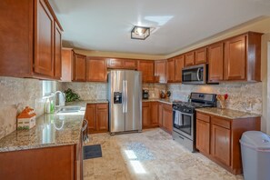 Remodeled kitchen with brand new appliances