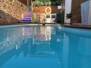 Vue sur piscine