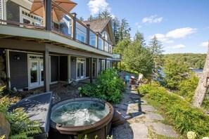 Unwind in the hot tub