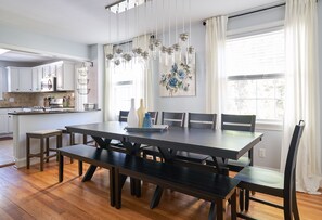 Dining Room seats 20+ guests.