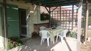 Patio and main entrance
