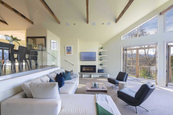 Open plan living space with lots of natural light