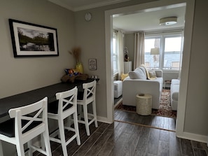 Kitchen (counter only, dining table for 4 is on lake front deck)