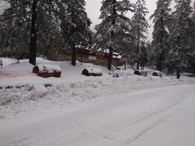 Cabin 7 studio queen at Historic SnowCrest Lodge 