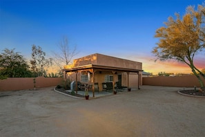 Separate Casita with Covered Patio, grill, outdoor eating and seating