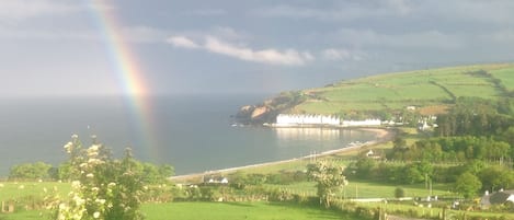 View from Beachview cottages Cushendun 