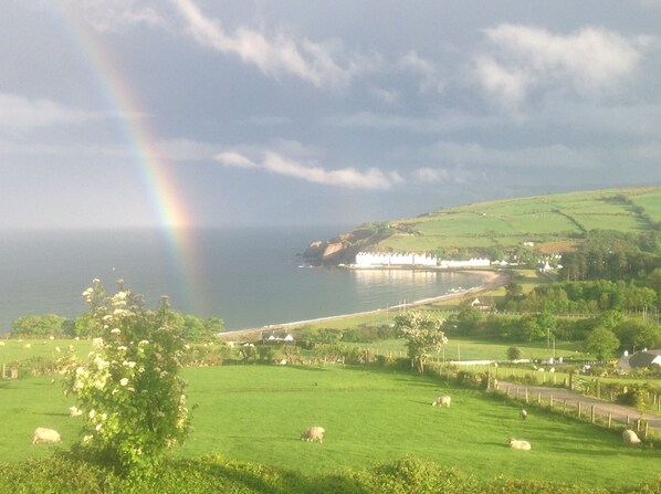 View from Beachview cottages Cushendun 