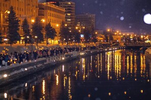 There are many delicious Japanese restaurants along the Otaru Canal!