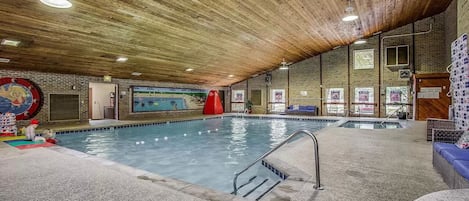 Indoor, heated club house pool!