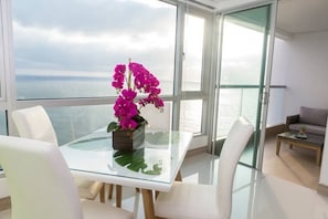 Dining Room with an Ocean View