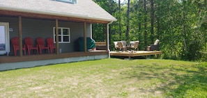 Patio Deck at the end of the Covered Porch