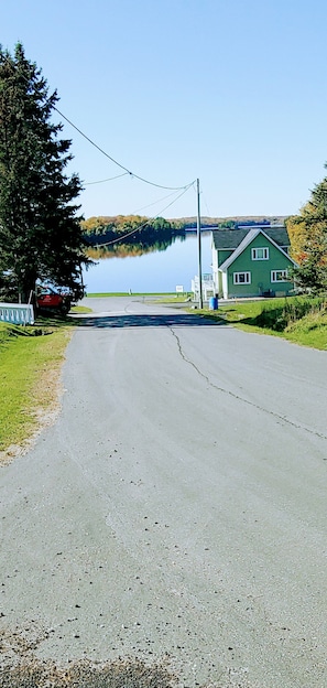 Lake view from the driveway