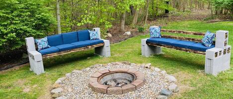 Fire Pit with seating area