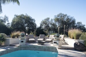 Lovely seating for an evening under the stars.