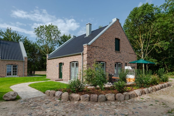 Das Haus Bosse hat die sonnigste Terrasse direkt nach Süden 