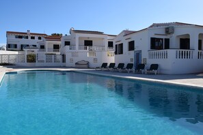 View of the large pool with children's area at the top