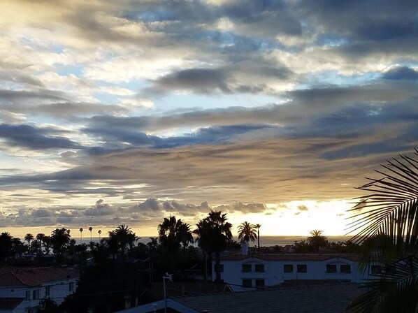 Ocean view from living room window.