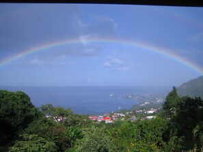 Rainbow from veranda