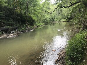 The river right across the street, go fishing or swimming, bring your kayak 