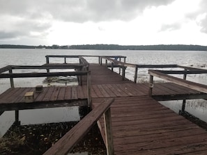 Gorgeous view of the lake from the dock