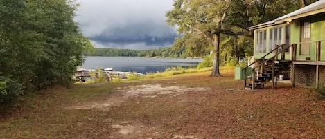 Side of property leading to the lake