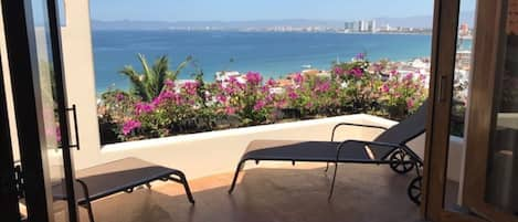 Private terrace from the master bedroom