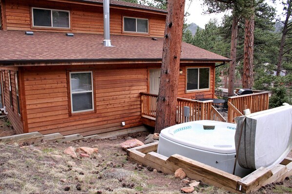 Exterior View and Personal Hot Tub