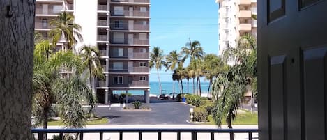 Steps away from the Gulf of Mexico. This view is from our front door!