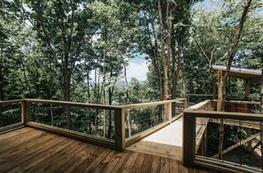 Rear Deck leading to Soaking tub platform