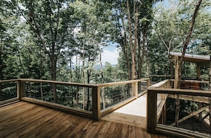 Rear Deck leading to Soaking tub platform